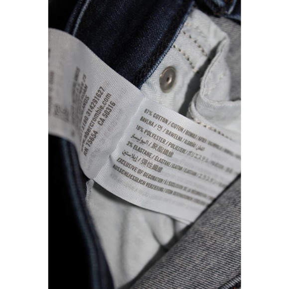 Abercrombie & Fitch Simone High Rise Jean Legging Blue Denim Jeans Size 4 / 27 - Picture 4 of 5